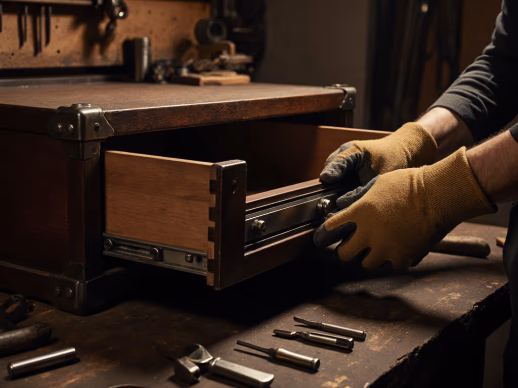 technician_testing_drawer_glide_under_load