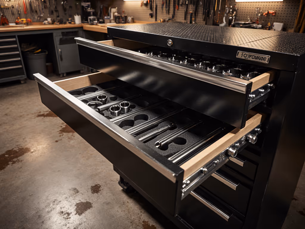Ball Bearing vs Roller vs Soft-Close: Tool Chest Drawer Mechanism Comparison