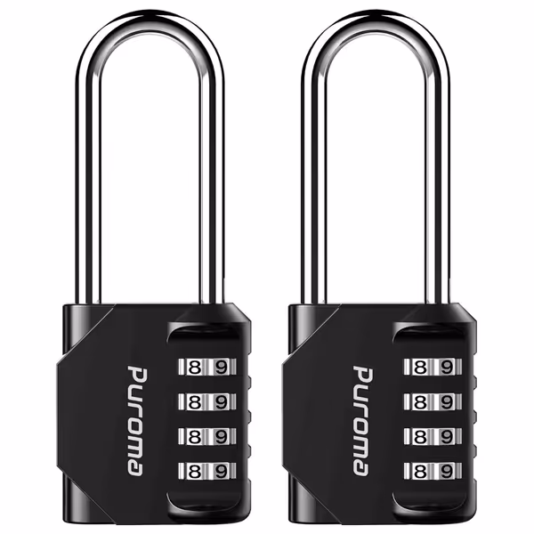 Puroma 4 Digit Long Shackle Combination Lock