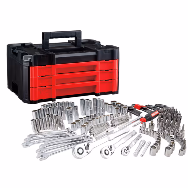 CRAFTSMAN 262-Piece Mechanic Tool Set with 3-Drawer VERSASTACK Tool Box
